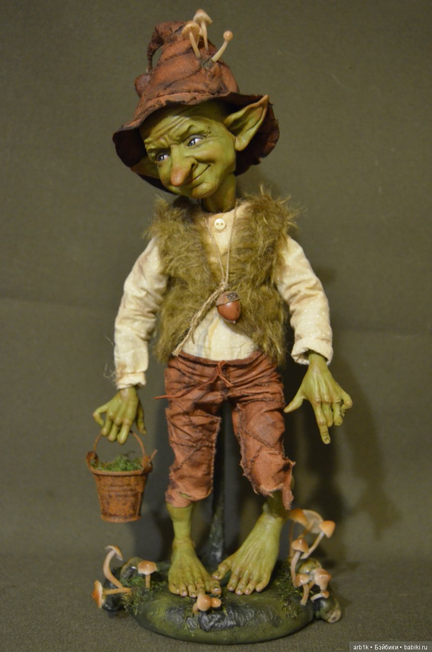 Лесной человечек Нильс. Авторская кукла Катрушовой Татьяны (фото 2)