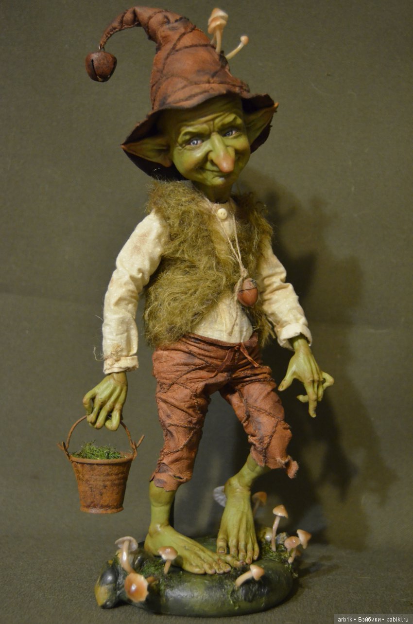 Лесной человечек Нильс. Авторская кукла Катрушовой Татьяны