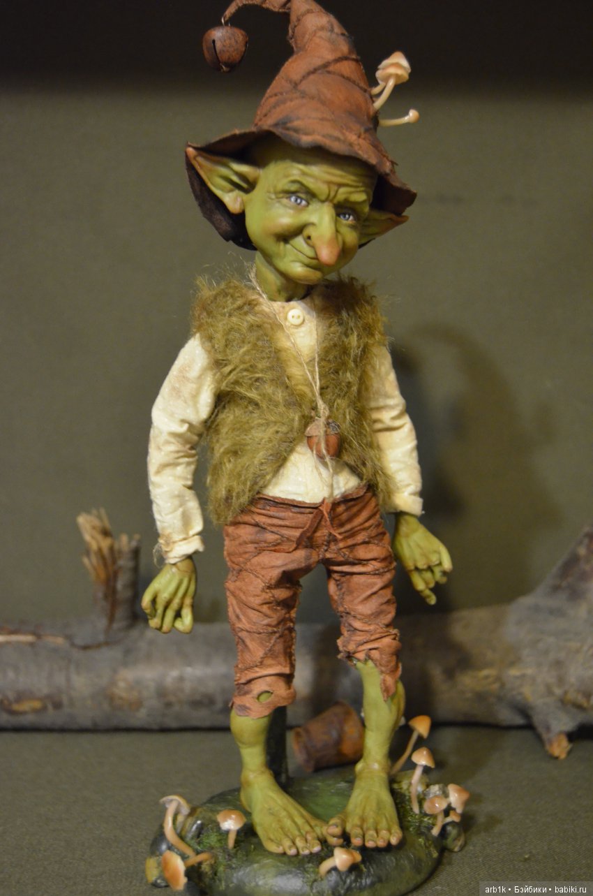 Лесной человечек Нильс. Авторская кукла Катрушовой Татьяны