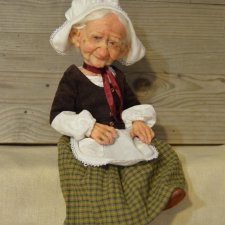 Бабушка Агата. Авторская кукла Катрушовой Татьяны