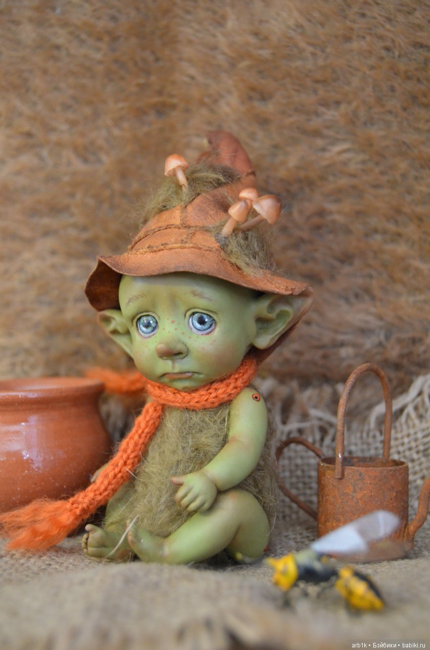 И снова пиксики или как я готовилась к конкурсу "Цвет настроения зеленый". Авторские куклы Катрушовой Татьяны (фото 4)