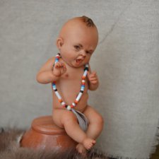 Малыш Кваху. Авторская кукла Катрушовой Татьяны