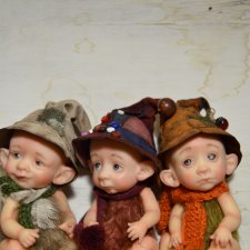 Пиксики. Авторские куклы Катрушовой Татьяны