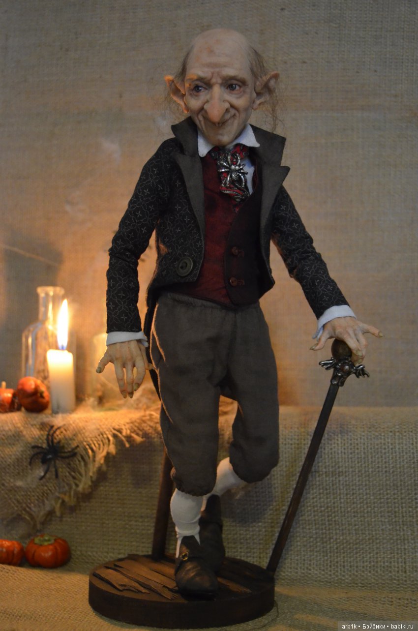 Вампирчик. Авторская кукла Катрушовой Татьяны