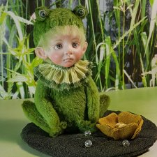 Лягушонок.  Совместный проект Катрушовой Татьяны и Селезневой Елены