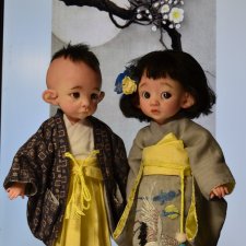 Кэори и Иошито. Авторские куклы Катрушовой Татьяны