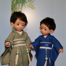 Сяо Чан и Сяо Ин. Авторские куклы Катрушовой Татьяны