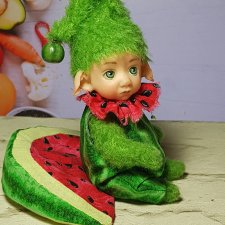 Малыш-арбузик. Совместный проект Катрушовой Татьяны и Селезневой Елены