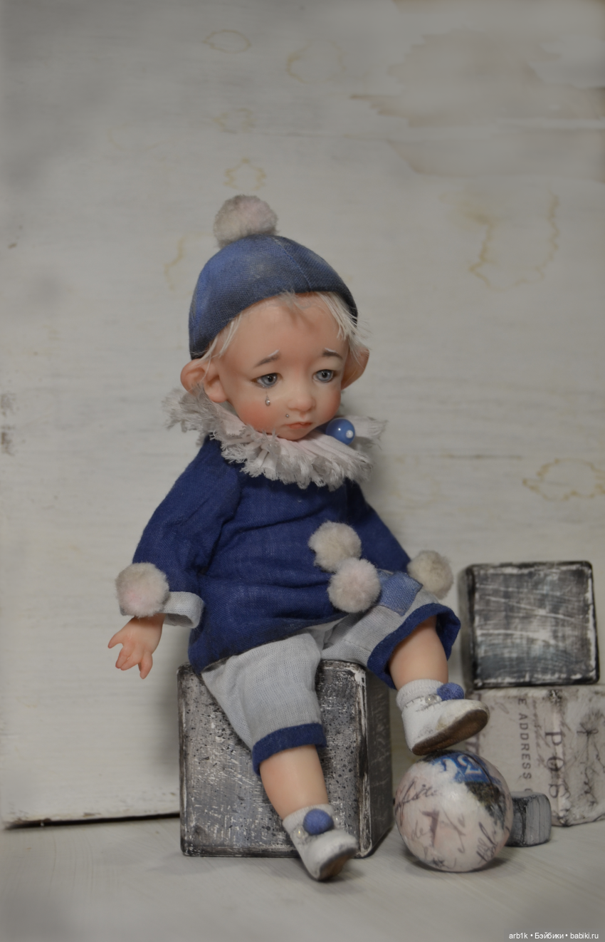 Пьеро. Авторская кукла Катрушовой Татьяны (фото 3)