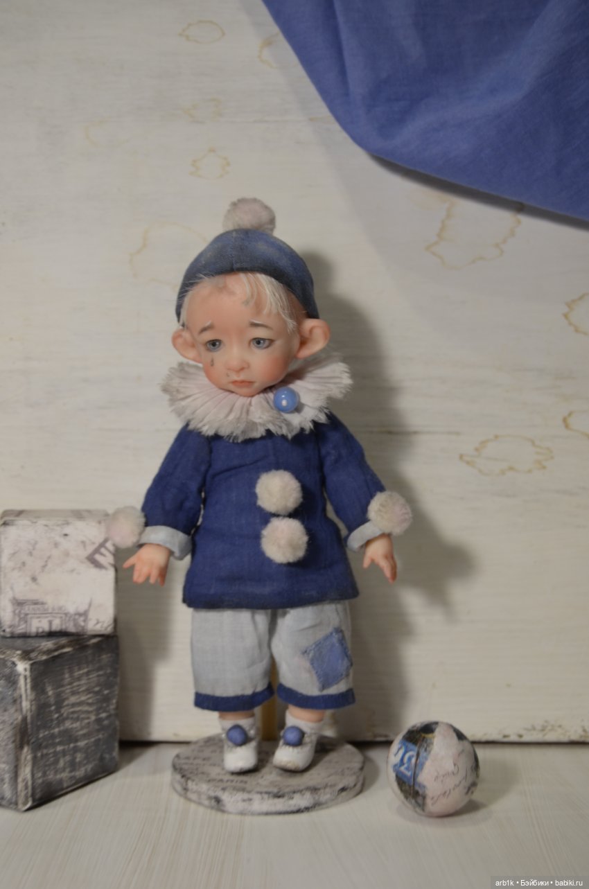 Пьеро. Авторская кукла Катрушовой Татьяны (фото 8)