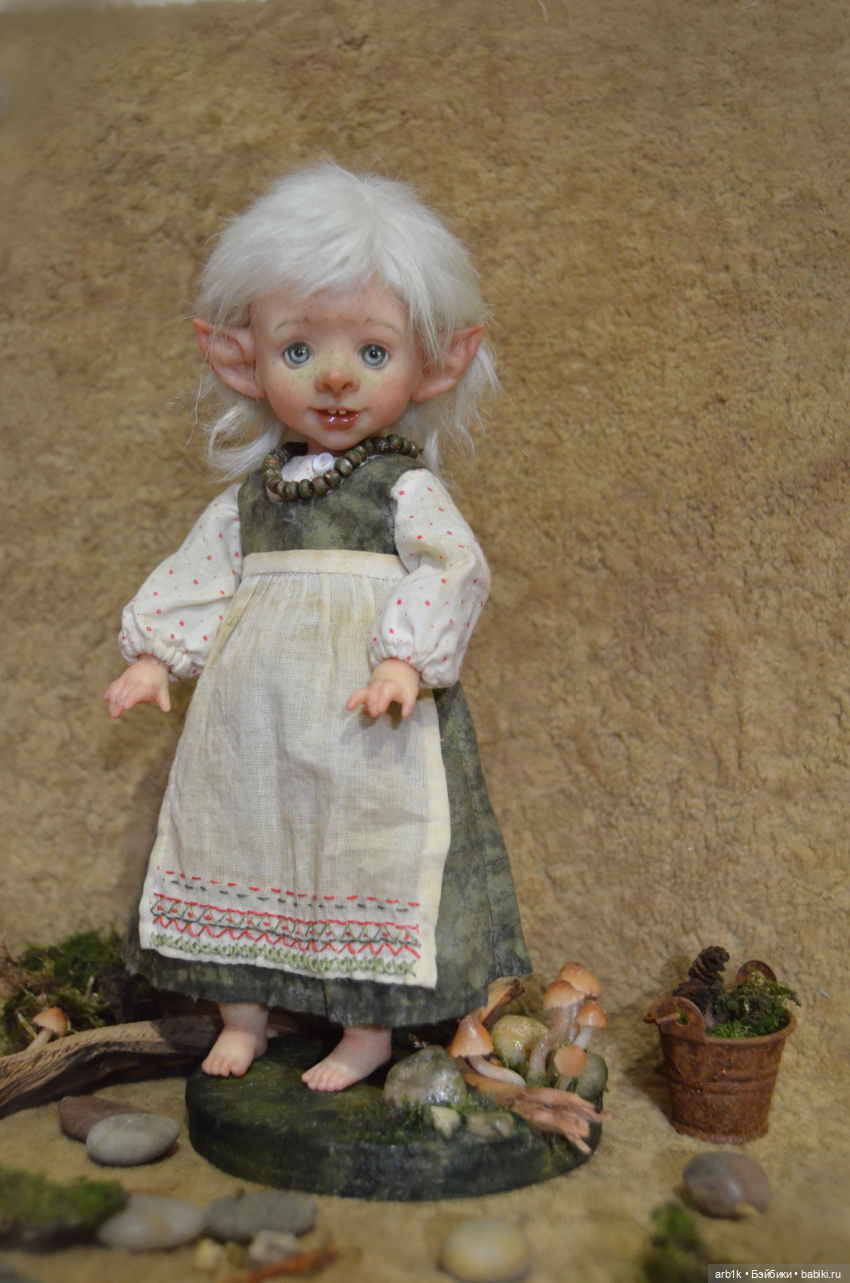Внучка Кикиморы. Авторская кукла Катрушовой Татьяны (фото 5)