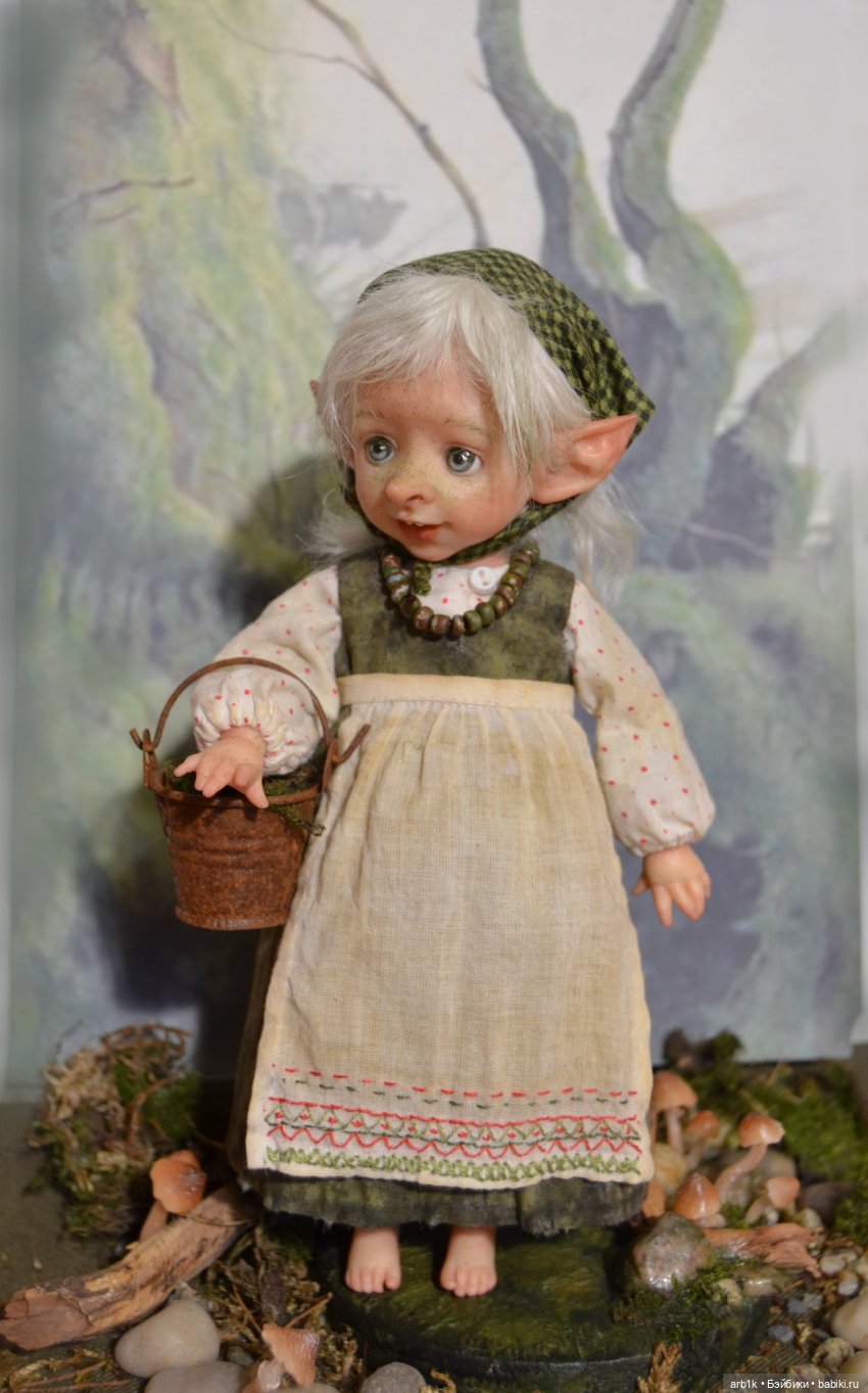 Внучка Кикиморы. Авторская кукла Катрушовой Татьяны (фото 2)