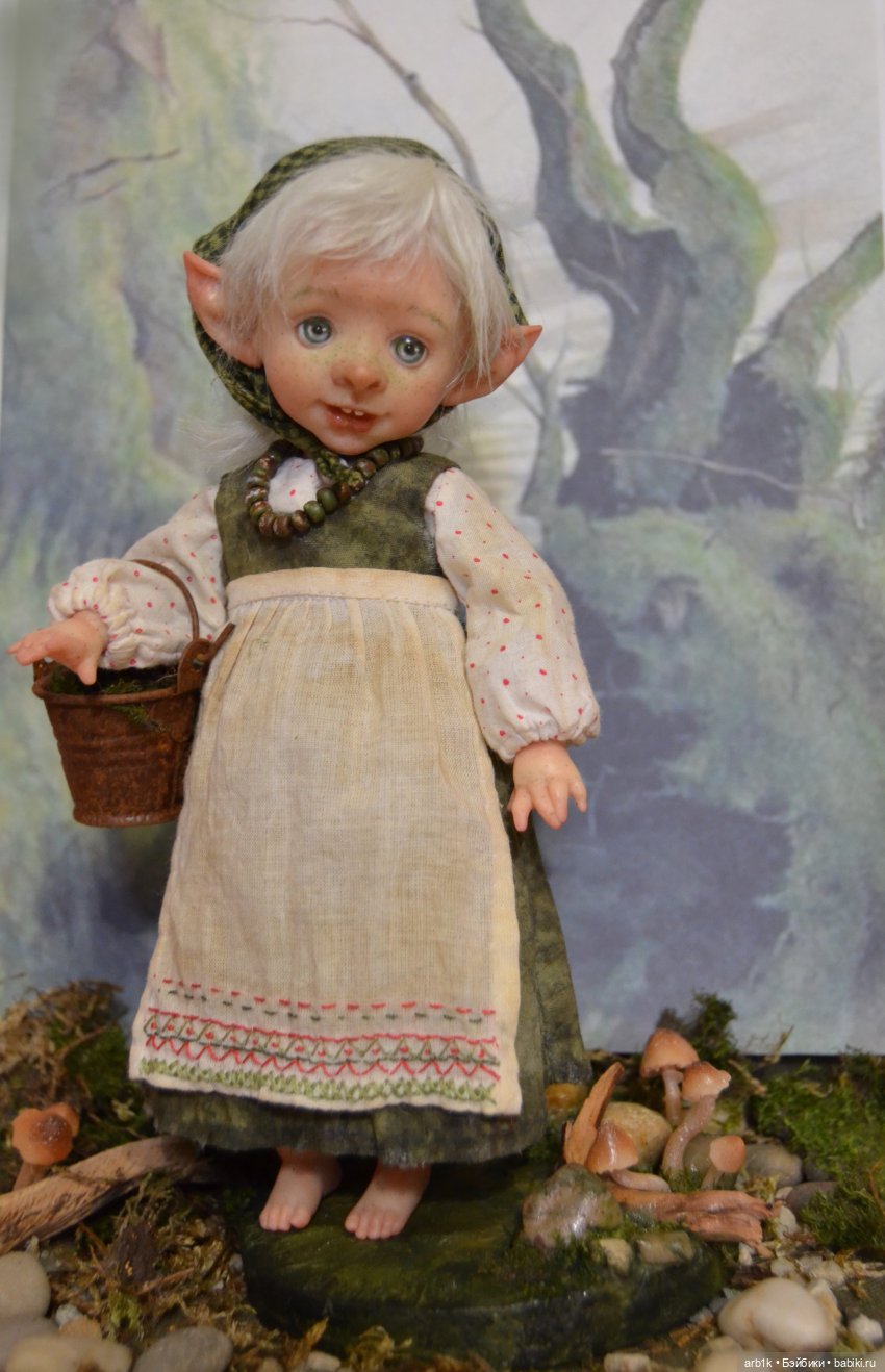 Внучка Кикиморы. Авторская кукла Катрушовой Татьяны