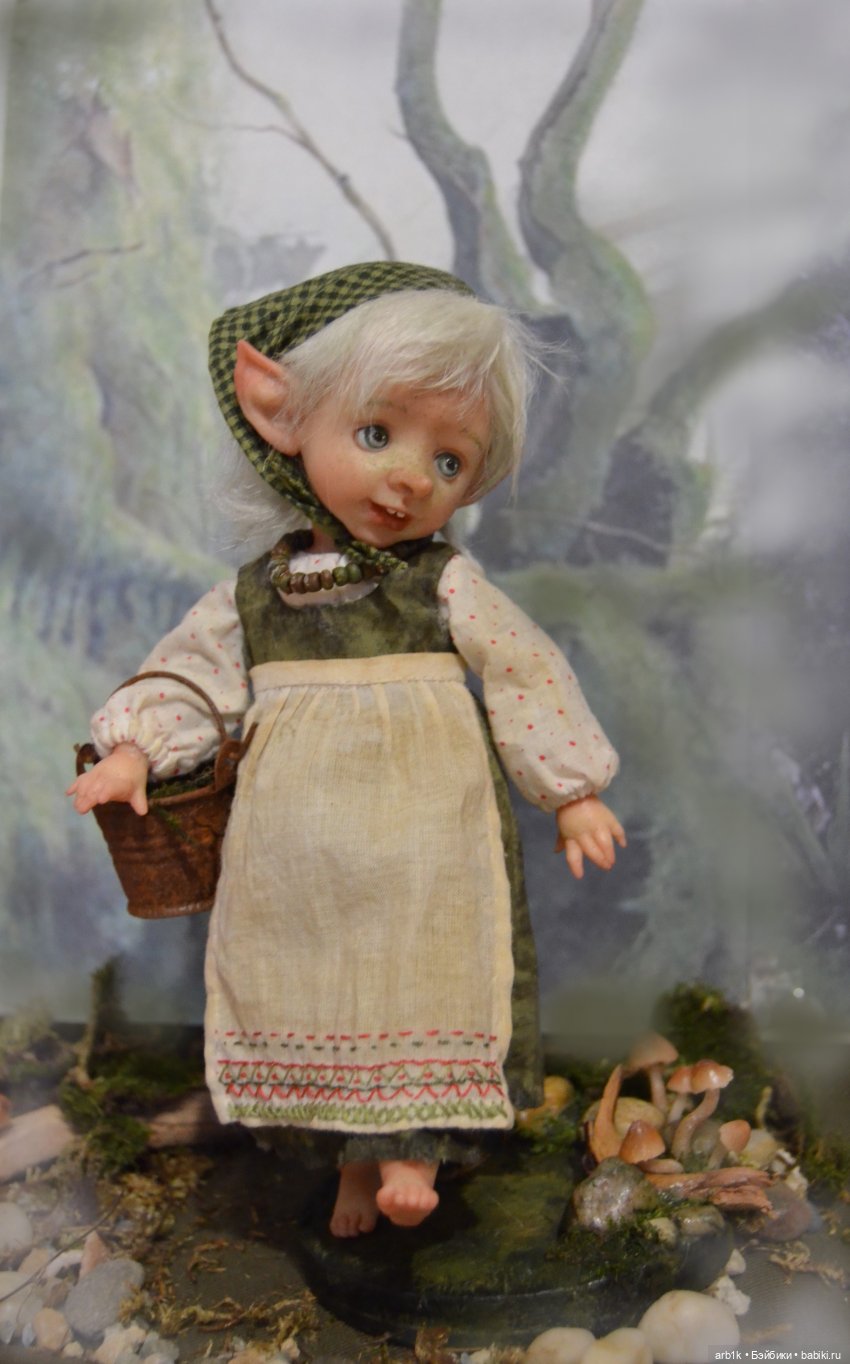 Внучка Кикиморы. Авторская кукла Катрушовой Татьяны (фото 3)