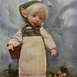 Внучка Кикиморы. Авторская кукла Катрушовой Татьяны