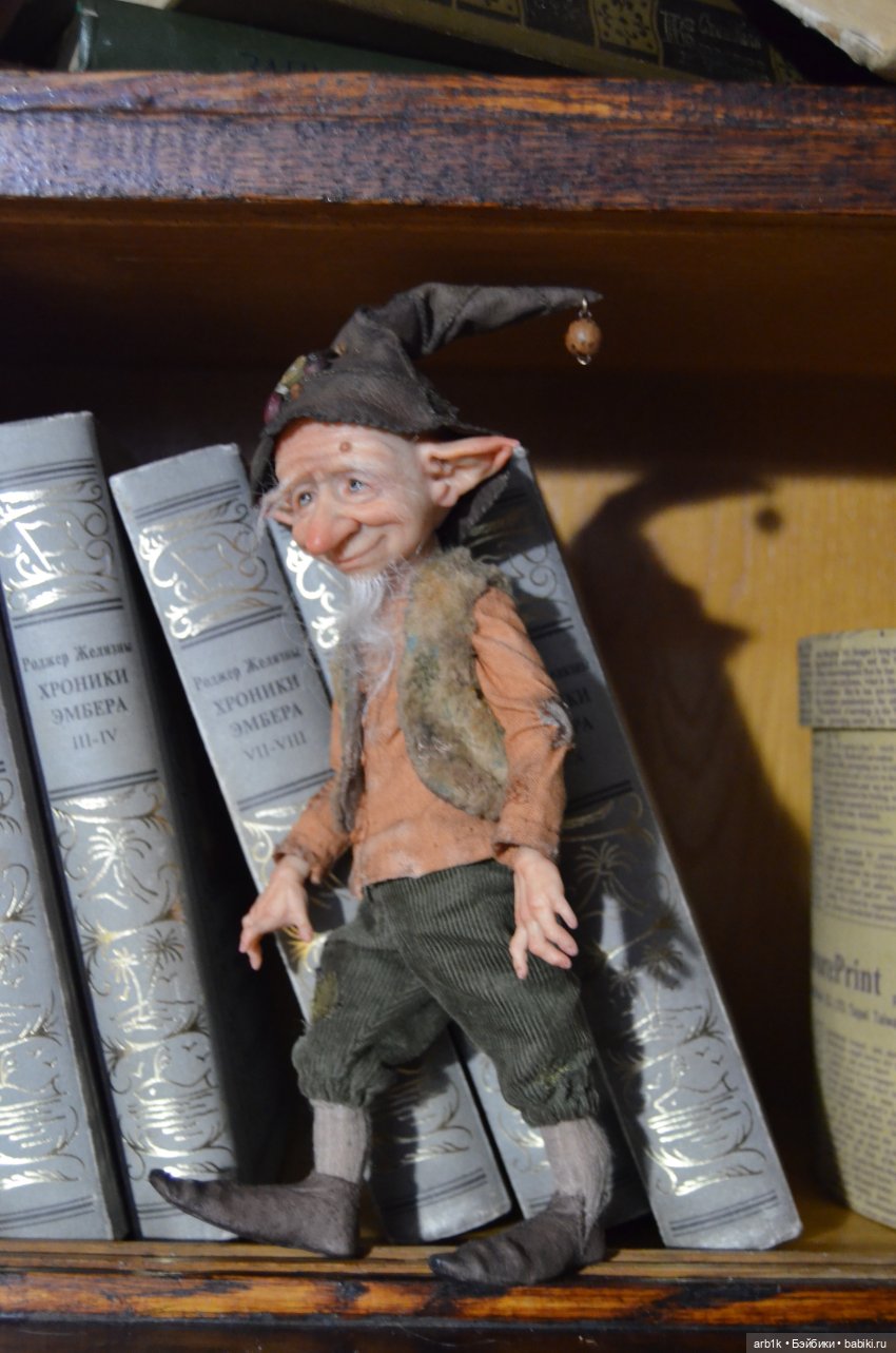 Гномик Бруно. Авторская кукла Катрушовой Татьяны (фото 10)