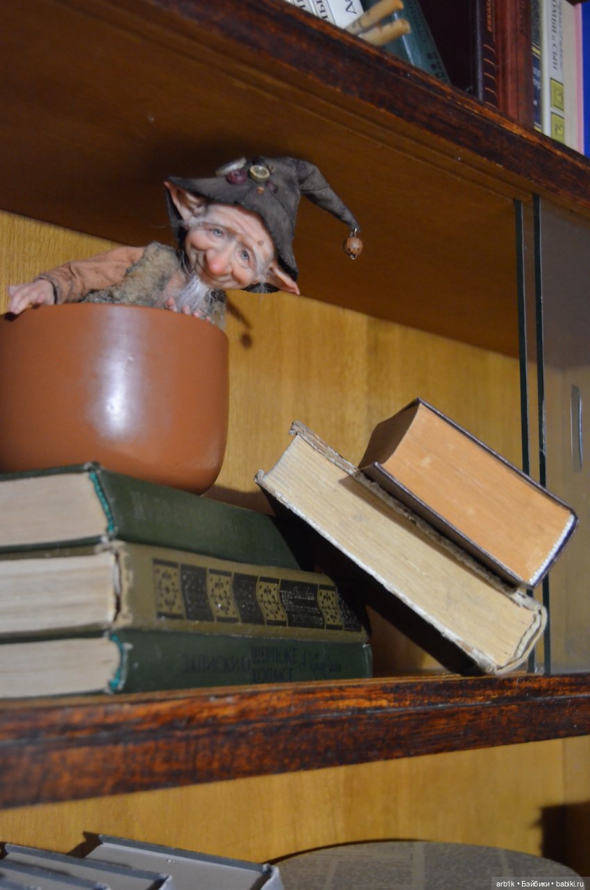 Гномик Бруно. Авторская кукла Катрушовой Татьяны (фото 7)