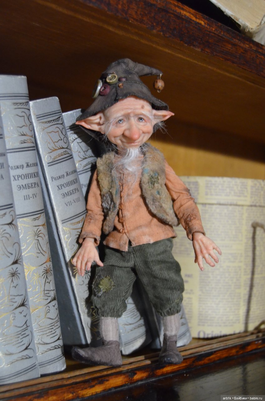 Гномик Бруно. Авторская кукла Катрушовой Татьяны (фото 9)