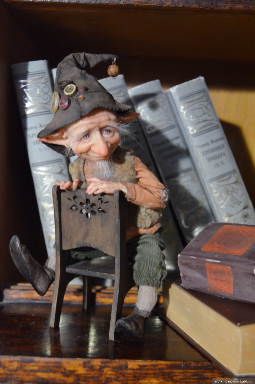 Гномик Бруно. Авторская кукла Катрушовой Татьяны (фото 5)