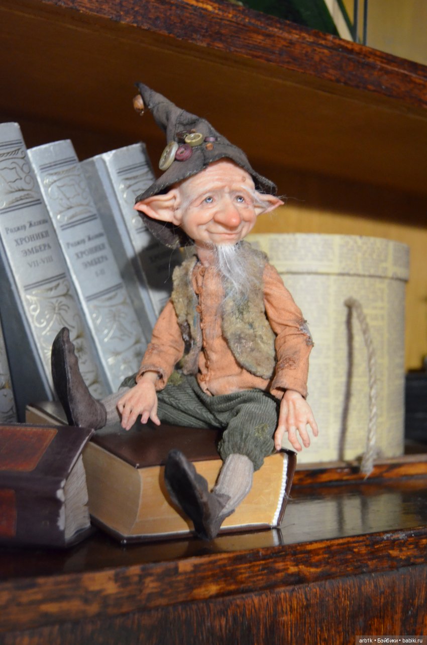 Гномик Бруно. Авторская кукла Катрушовой Татьяны (фото 6)