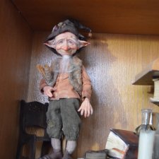 Гномик Бруно. Авторская кукла Катрушовой Татьяны