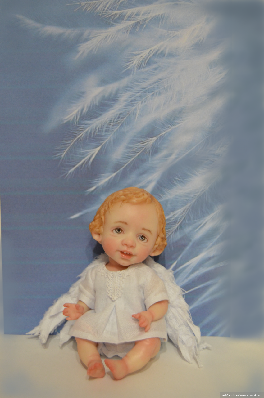 Три ангелочка. Авторские куклы Катрушовой Татьяны