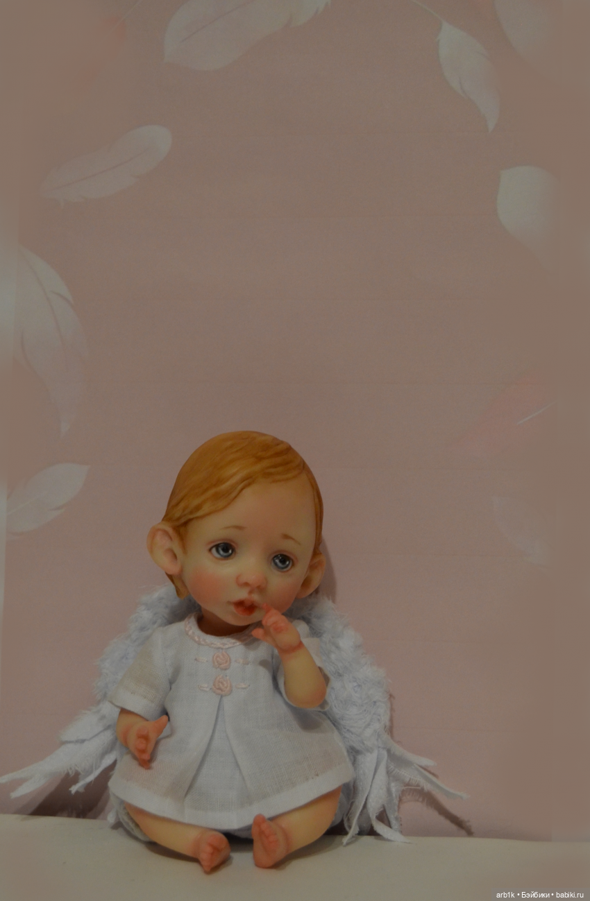 Три ангелочка. Авторские куклы Катрушовой Татьяны
