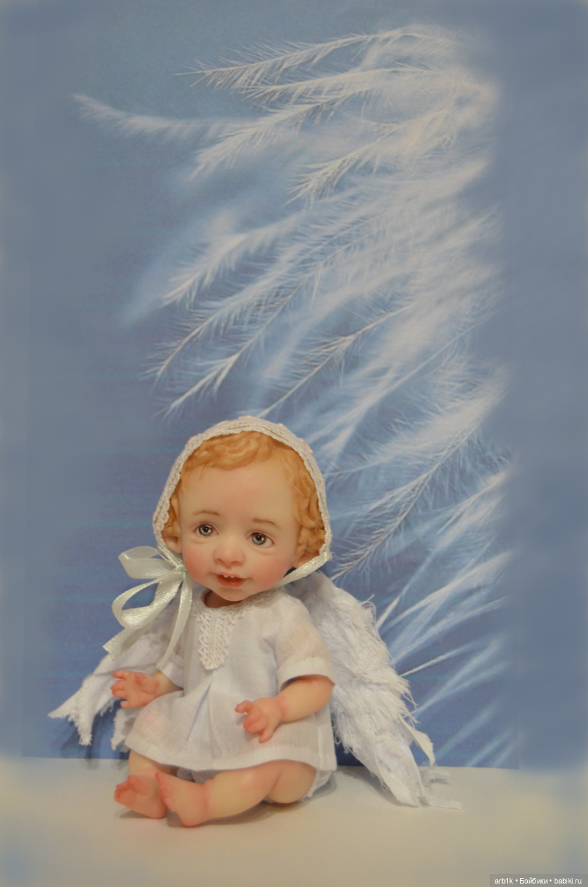 Три ангелочка. Авторские куклы Катрушовой Татьяны