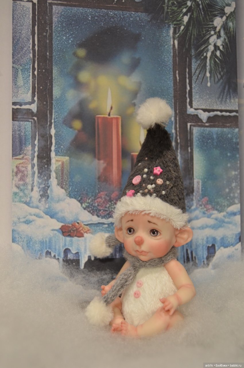 Новогодние малыши-пиксики. Авторские куклы Катрушовой Татьяны