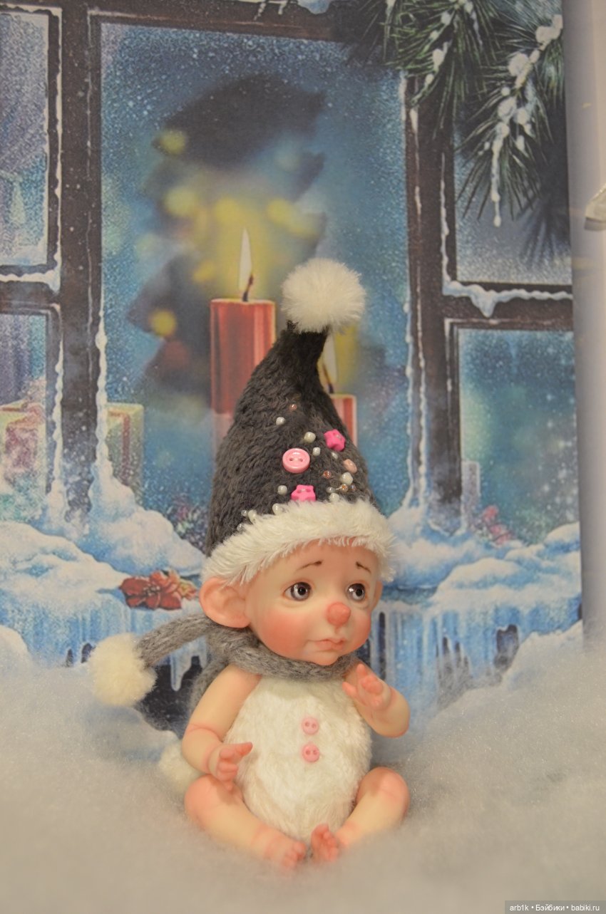 Новогодние малыши-пиксики. Авторские куклы Катрушовой Татьяны