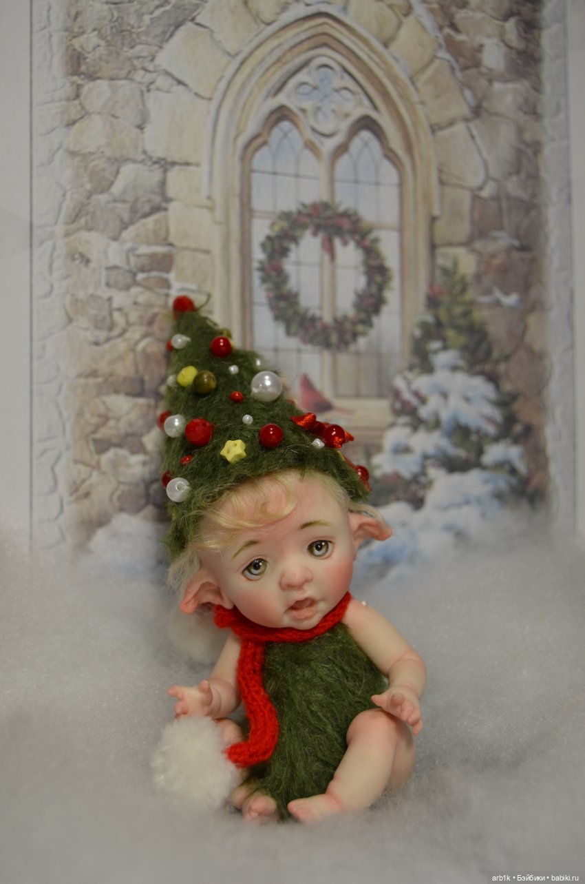 Новогодние малыши-пиксики. Авторские куклы Катрушовой Татьяны (фото 6)