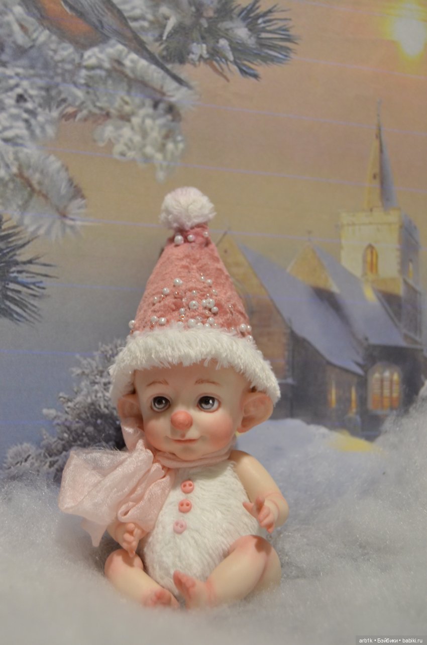 Новогодние малыши-пиксики. Авторские куклы Катрушовой Татьяны