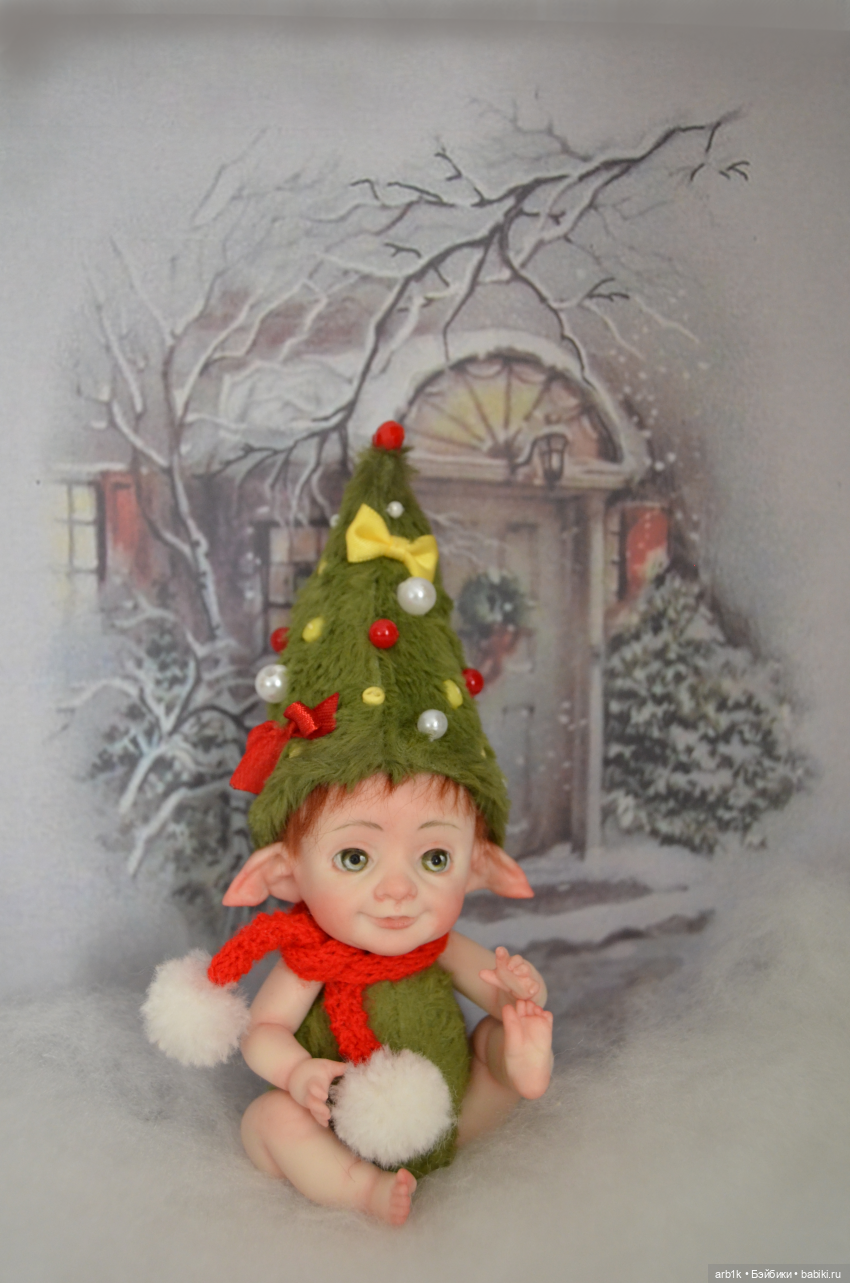 Новогодние малыши-пиксики. Авторские куклы Катрушовой Татьяны (фото 5)