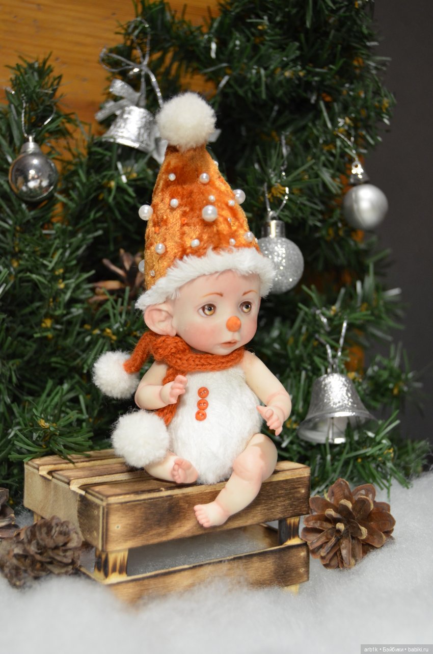 Новогодние малыши-пиксики. Авторские куклы Катрушовой Татьяны