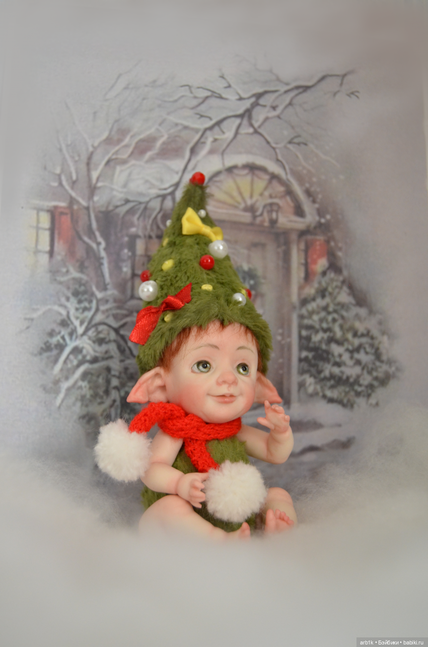 Новогодние малыши-пиксики. Авторские куклы Катрушовой Татьяны (фото 4)