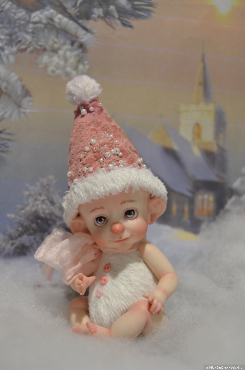 Новогодние малыши-пиксики. Авторские куклы Катрушовой Татьяны