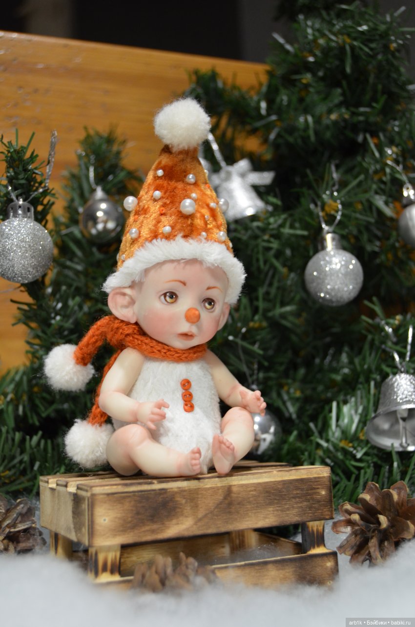 Новогодние малыши-пиксики. Авторские куклы Катрушовой Татьяны