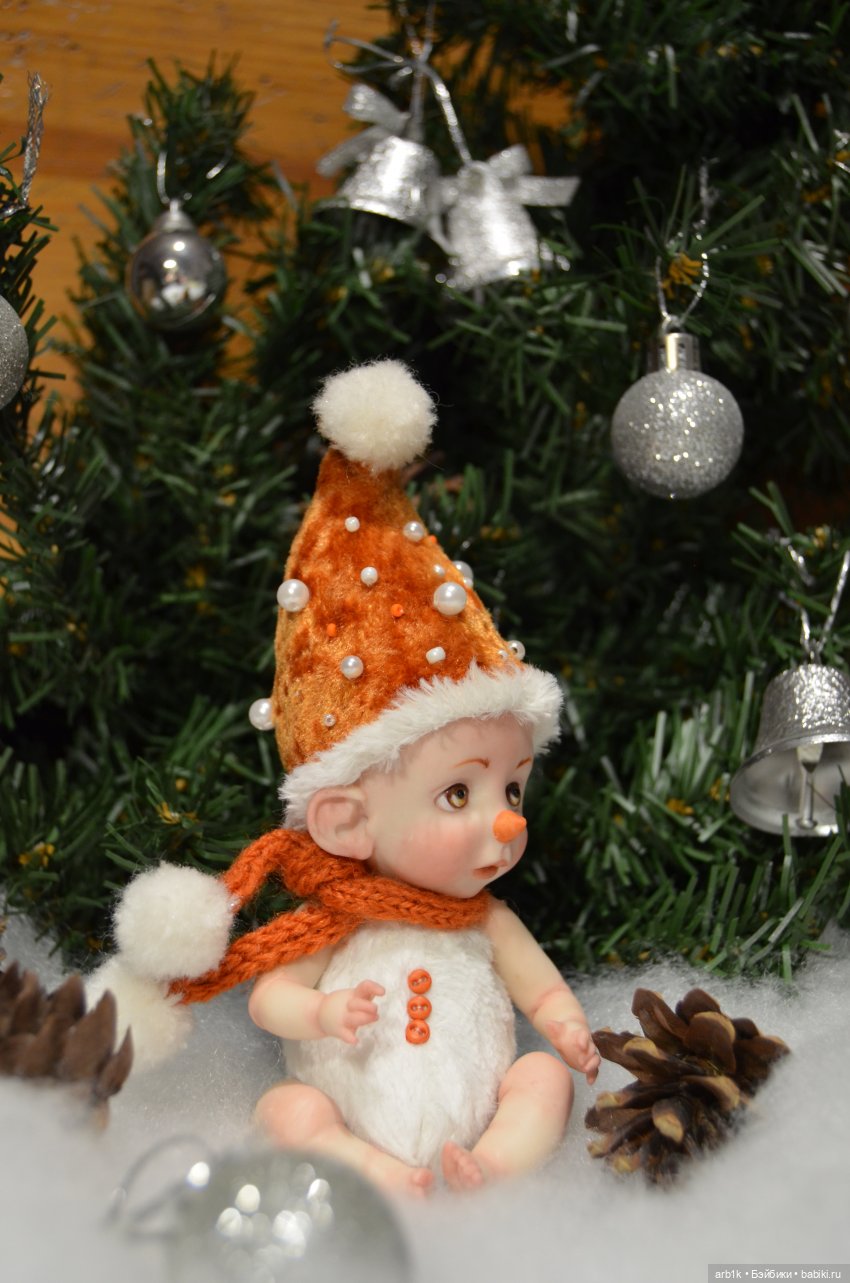 Новогодние малыши-пиксики. Авторские куклы Катрушовой Татьяны