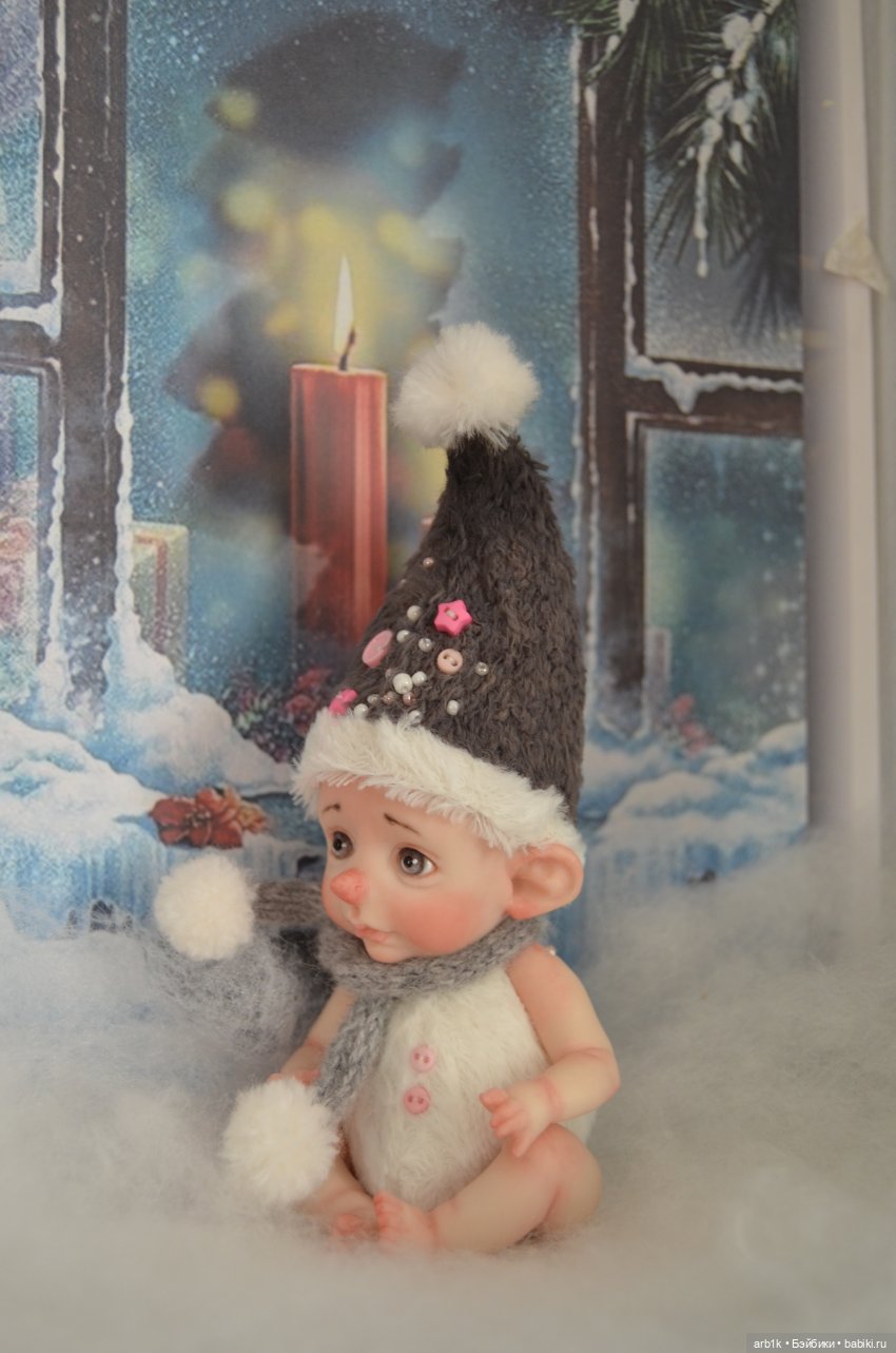 Новогодние малыши-пиксики. Авторские куклы Катрушовой Татьяны