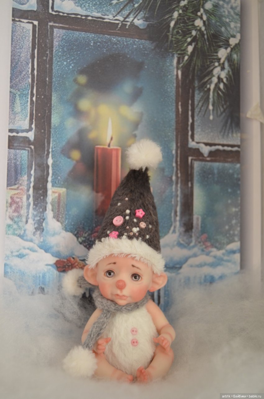 Новогодние малыши-пиксики. Авторские куклы Катрушовой Татьяны