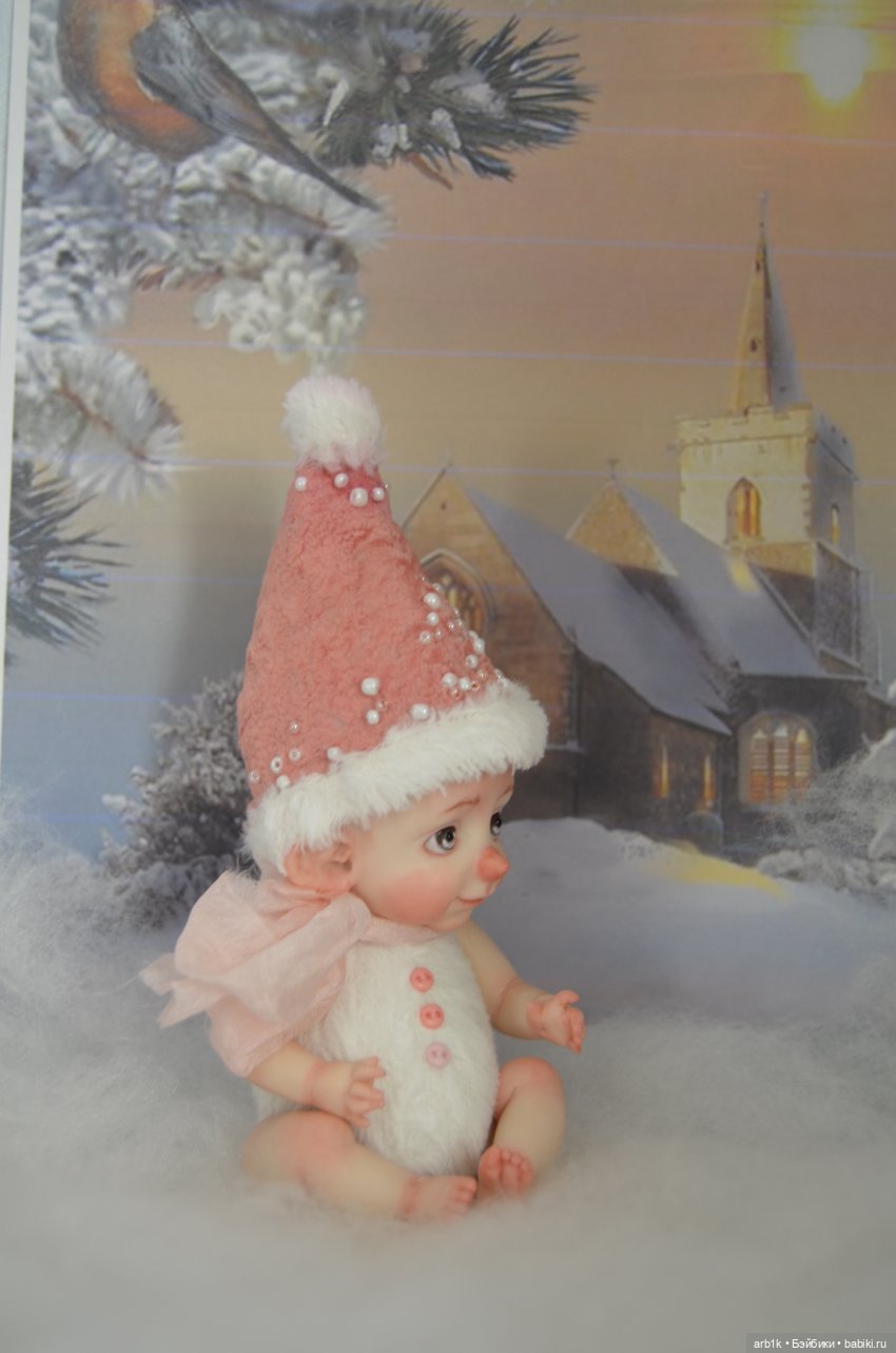 Новогодние малыши-пиксики. Авторские куклы Катрушовой Татьяны