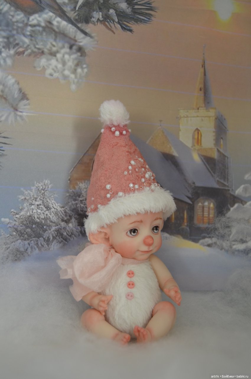 Новогодние малыши-пиксики. Авторские куклы Катрушовой Татьяны