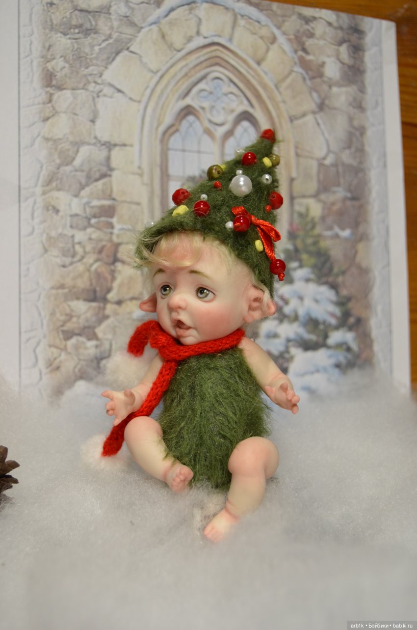 Новогодние малыши-пиксики. Авторские куклы Катрушовой Татьяны (фото 7)