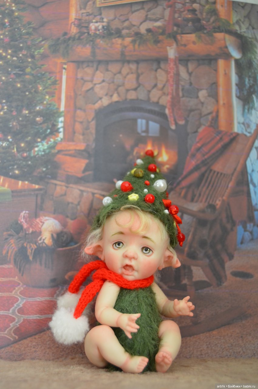 Новогодние малыши-пиксики. Авторские куклы Катрушовой Татьяны (фото 10)