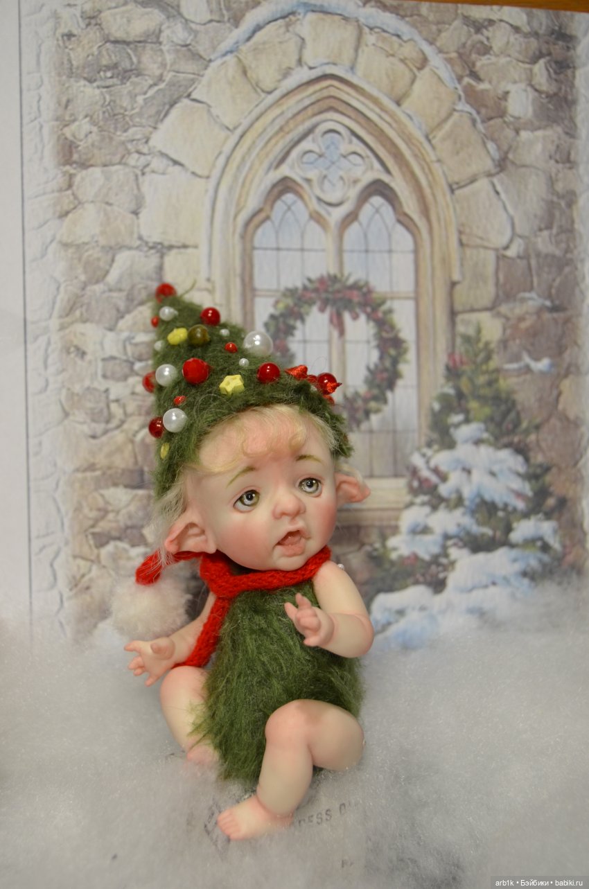 Новогодние малыши-пиксики. Авторские куклы Катрушовой Татьяны (фото 8)