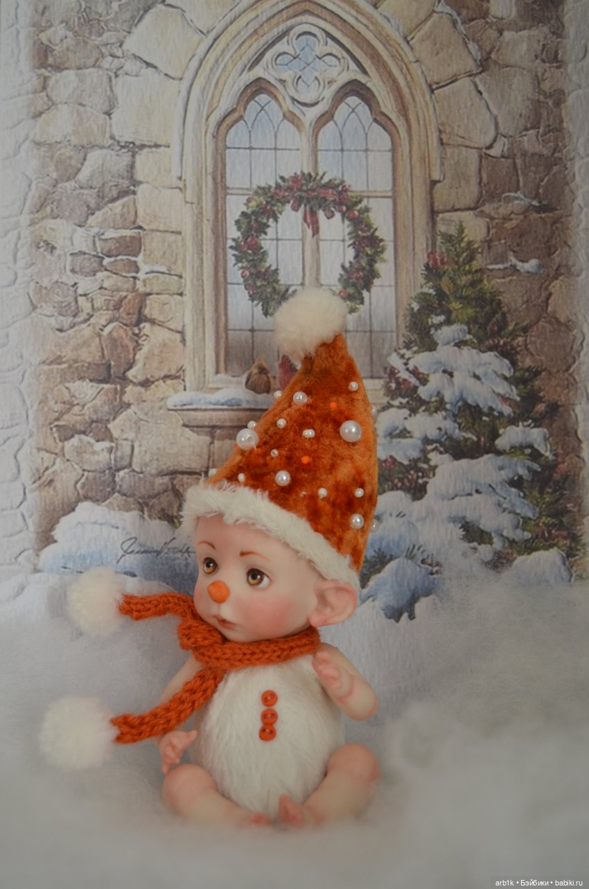 Новогодние малыши-пиксики. Авторские куклы Катрушовой Татьяны