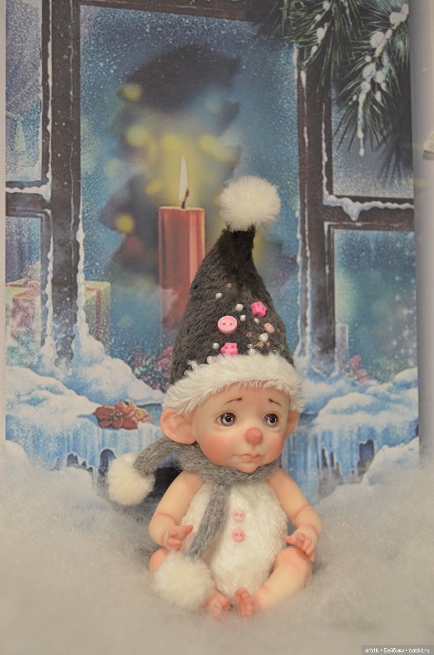 Новогодние малыши-пиксики. Авторские куклы Катрушовой Татьяны