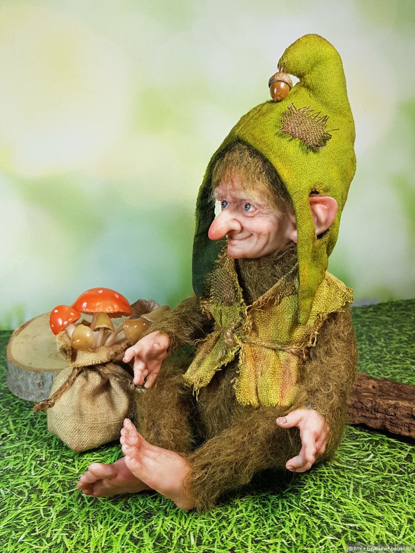 Лесной гномик. Совместный проект Селезнёвой Елены и Катрушовой Татьяны (фото 3)