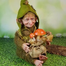 Лесной гномик. Совместный проект Селезнёвой Елены и Катрушовой Татьяны