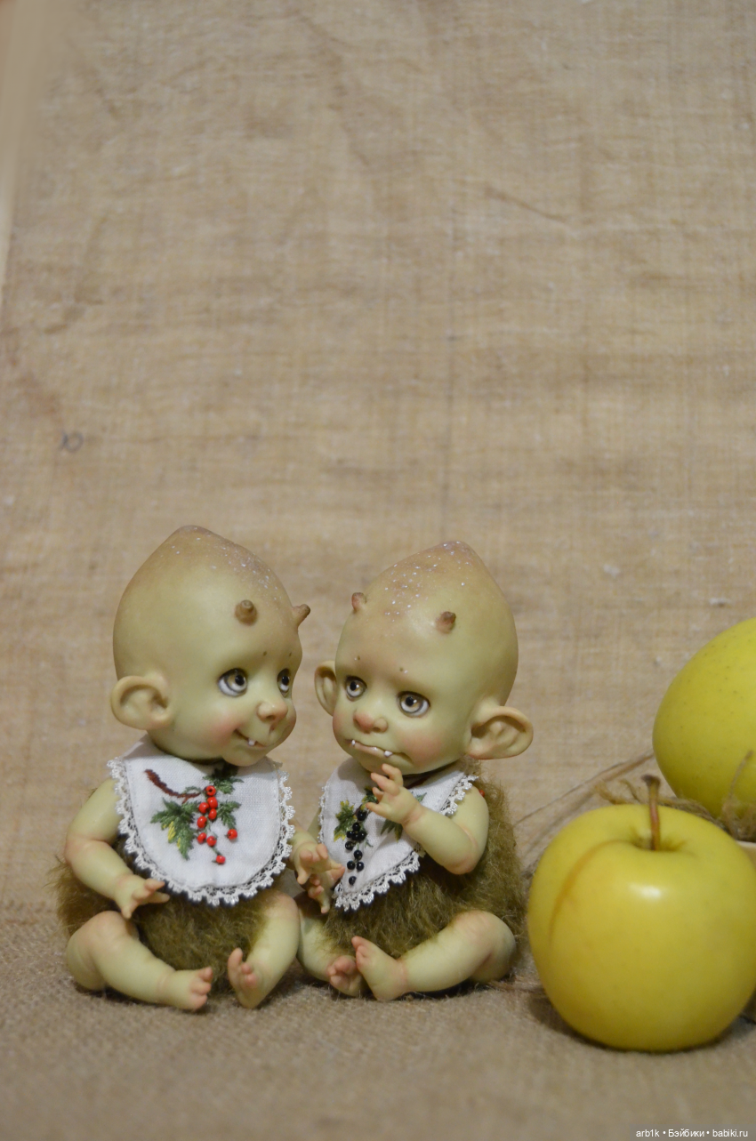 Фруктоежки. Авторские куклы Катрушовой Татьяны